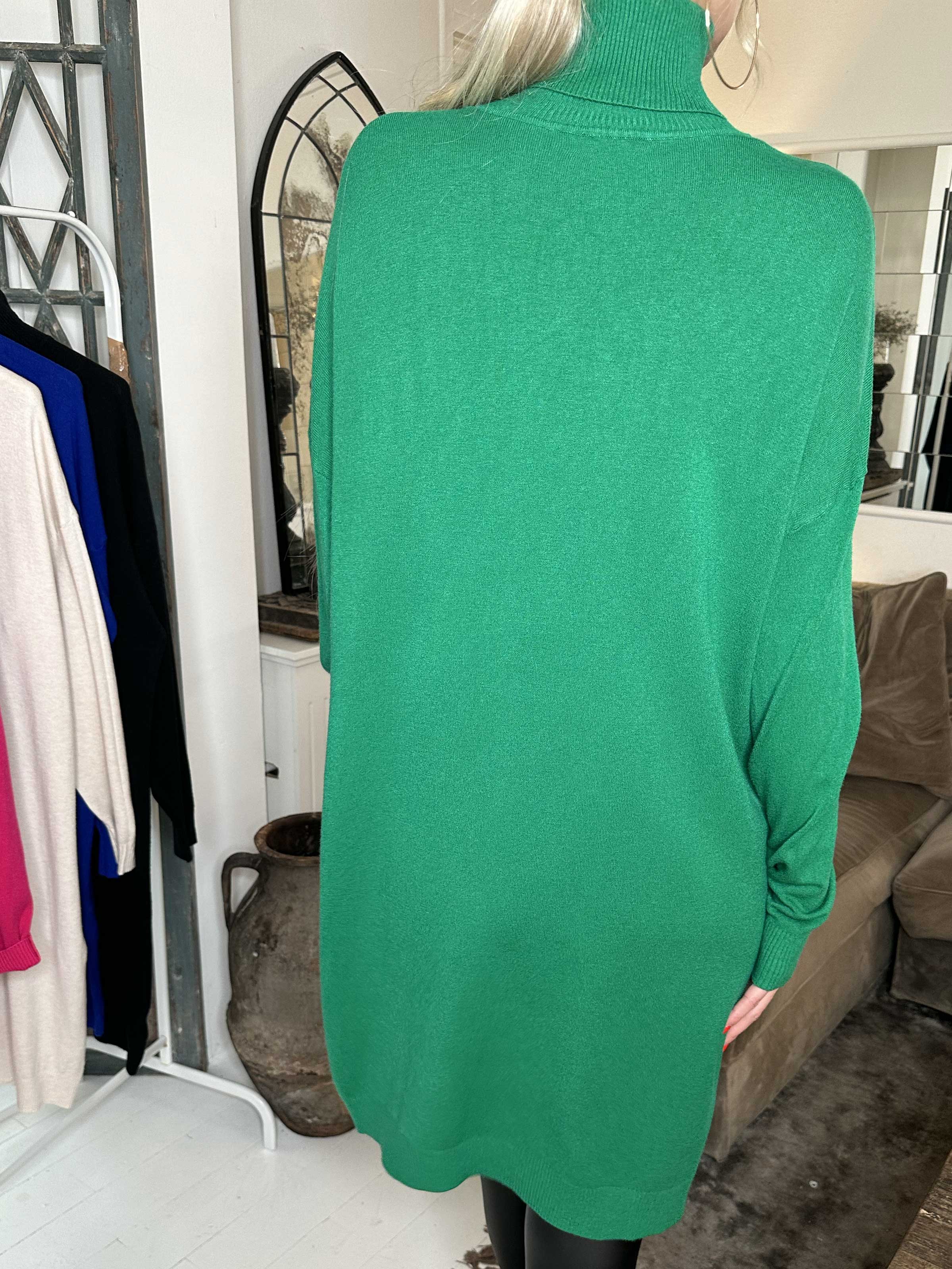 Elmira - Meget blød strikkjole i elastiskstof